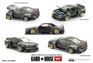 MINI-GT 1/64 Nissan XJCC GT-R R34 Kaido Works GReddy V2(Enh) yKHMG222z (~jJ[)