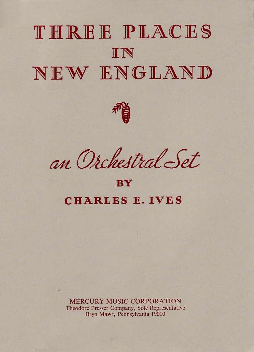 【輸入楽譜】アイヴズ,CharlesEdward:ニュー・イングランドの3つの場所(管弦楽曲集第1番)[アイヴズ,CharlesEdward]