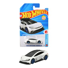 ホットウィール(Hot Wheels)　ベーシックカー トヨタ プリウス カスタム 乗り物おもちゃ ミニカー 3歳から ホワイト JMX10-NR