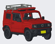 1/24 インチアップシリーズ スズキ ジムニー JB64（消防広報車/志太北広報1） 【ID-185】 (プラモデル)