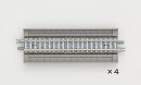 TOMIX 高架橋付PCレールHS99-PC (F) (4本セット) 【1825】 (鉄道模型 ジオラマ)