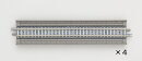 TOMIX 高架橋付PCレールHS158.5-PC (F) (4本セット) 【1826】 (鉄道模型 ジオラマ)