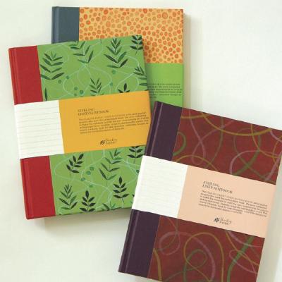楽天ブックス: Starling Lined Notebook Green Leaves with Fresh Tangerine ...