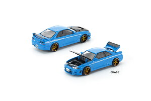 POP RACE 1/64 �X�J�C���C�� GT-RR33 NISMO 400R �`�����s�I���V�b�v�u���[ �yPRE019�z (�~�j�J�[)