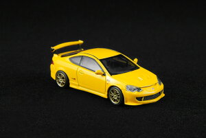 MOTORHELIX 1/64 Honda INTEGRA TYPE R (DC5) MUGEN Phoenix Yellow �yM65810�z (�~�j�J�[)