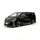 【予約】MODEL MODEL 1/64 トヨタアルファード カスタムバージョンブラック 【MM64-Alphard-001】 (ミニカー)
