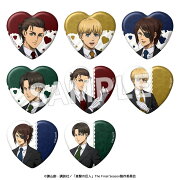 TVアニメ『進撃の巨人』執事衣装　ハート缶バッジ