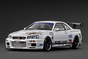 ignition model 1/18 TOP SECRET 34GT-R (BNR34) White (1/18 Scale) �yIG3849�z (�~�j�J�[)