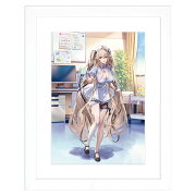 アズールレーン 描き下ろしキャラファイングラフ（アンカレッジ／ナース） A4