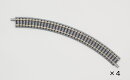 TOMIX カーブレールC243-45 (F) (4本セット) 【1855】 (鉄道模型 ジオラマ)