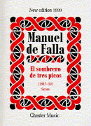 【輸入楽譜】ファリャ, Manuel de: バレエ音楽「三角帽子」全曲: スタディ・スコア