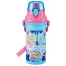 おねがいアイプリ　水筒 子供 キャラクター お子様向けプラ直飲みボトル 480ml