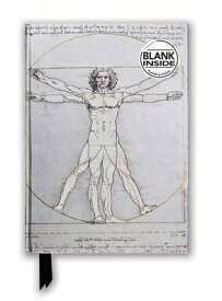 Leonardo Da Vinci: Vitruvian Man (Foiled Blank Journal) LEONARDO DA VINCI VITRUVIAN MA （Flame Tree Blank Notebooks） [ Flame Tree Studio ]