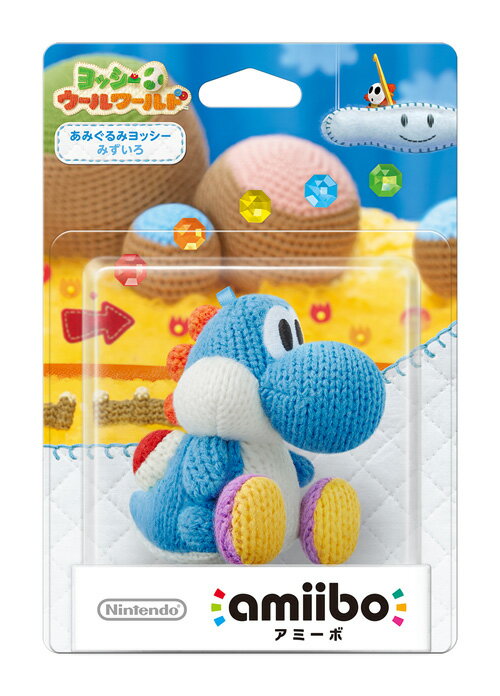 楽天ブックス: amiibo あみぐるみヨッシー みずいろ （ヨッシー ウール 