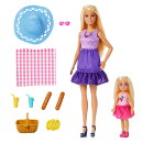 バービー(Barbie)　マリブ＆チェルシー ピクニックセット きせかえ人形・ハウス ままごと・ごっこ遊び バービー人形…