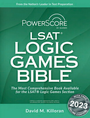 楽天ブックス: Powerscore LSAT Logic Games Bible - David M. Killoran ...