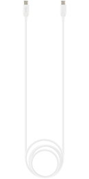 Type-C to Type-C シリコン 急速充電 ケーブル1.2m 60W AMP-009 ホワイト