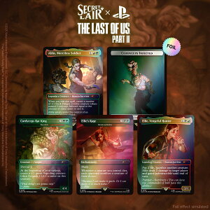 �}�W�b�N�F�U�E�M���U�����O Secret Lair x PlayStation Superdrop Secret Lair x The Last of Us Part II Foil Edition�y�N���W�b�g�J�[�h���ό���z