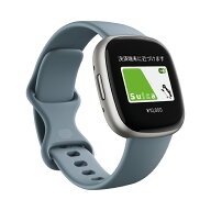 Fitbit Versa 4、Waterfall Blue/Platinum、FRCJK