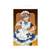 とある科学の超電磁砲T描き下ろし 御坂美琴 星空メイドver. B2タペストリー