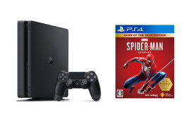 �ڥ��åȾ��ʡ�PlayStation4 �����åȡ��֥�å� 500GB + Marvel's Spider-Man Game of the Year Edition