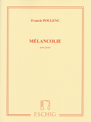 【輸入楽譜】プーランク, Francis: メランコリー