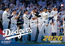 卓上 ロサンゼルス・ドジャース（2026年1月始まりカレンダー）