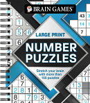 Brain Games - Large Print Number Puzzles: Stretch Your Brain with More Than 160 Puzzles