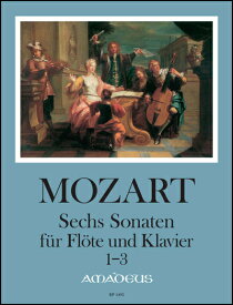 【輸入楽譜】モーツァルト, Wolfgang Amadeus: 6つのバイオリン・ソナタ 第1巻/フルートとピアノのための編曲/Morgan編 [ モーツァルト, Wolfgang Amadeus ]