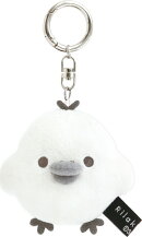 BASIC RILAKKUMA MONOCHROME ぶらさげぬいぐるみ キイロイトリ