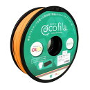 エコリカ　3Dプリンター用リサイクルフィラメント　エコ・フィラ　1.75mm　オレンジ　ECF-PS175-OG