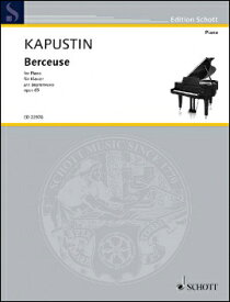 【輸入楽譜】カプースチン, Nikolai: 子守唄 Op.65 [ カプースチン, Nikolai ]
