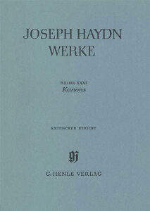 �y�A���y���z�n�C�h��, Franz Joseph: �n�C�h���S�W XXXI: �J�m���W/���T��/Deutsch��: �ᔻ�Z���񍐏� [ �n�C�h��, Franz Joseph ]