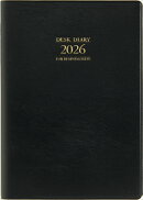 2026年　手帳　4月始まり　No.912　デスクダイアリー　　[黒]高橋書店　A5判　　ウィークリー