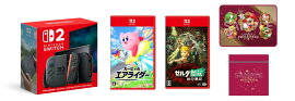 【楽天ブックス限定特典】【セット商品】Nintendo Switch 2（日本語・国内専用）+カービィのエアライダー+ゼルダ無双 封印戦記(ブランケット＋ラッピング袋)