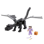 マテル マインクラフト(MINECRAFT)　アルティメット エンダードラゴン 子供向けフィギュア フィギュア 全長約：55cm 6歳から ブラック JHD57