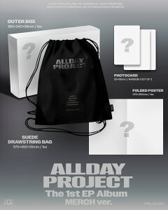 �y�撅���T�zALLDAY PROJECT: 1st EP Album (MERCH ver.)(DRAWSTRING BAG ver.) �����S���ʌ��萶�Y�Ձ� �m�~���[�W�b�N�J�[�h�n�iKOR�j(���j�b�g�t�H�g�J�[�h2��̂���1��) [ ALLDAY PROJECT ]