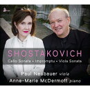 【輸入盤】ヴィオラ・ソナタ、『チェロ・ソナタ』ヴィオラ版、即興曲　ポール・ノイバウアー、アン＝マリー・マクダーモット