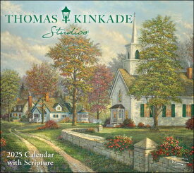 Thomas Kinkade Studios 2025 Deluxe Wall Calendar with Scripture THOMAS KINKADE STUDIOS 2025 DL [ Thomas Kinkade ]