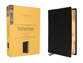 Kjv, Thompson Chain-Reference Bible, Large Print, Genuine Leather, Cowhide, Black, Red Letter, Comfo KJV THOMPSON CHAIN-REF BIBLE L [ Frank Charles Thompson ]