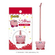 星のカービィ ころ鈴根付 3カービィ(ほおばり)
