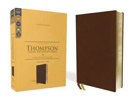 Kjv, Thompson Chain-Reference Bible, Genuine Leather, Calfskin, Brown, Red Letter, Comfort Print KJV THOMPSON CHAIN-REF BIBLE G [ Frank Charles Thompson ]