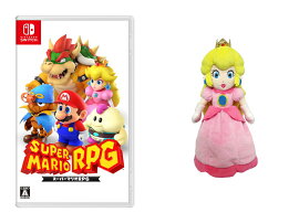 【楽天ブックス限定特典】【セット商品】スーパーマリオRPG＋スーパーマリオ ALL STAR COLLECTION ぬいぐるみ ピーチ S(ポーチ)