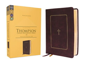 Kjv, Thompson Chain-Reference Bible, Leathersoft, Burgundy, Red Letter, Comfort Print KJV THOMPSON CHAIN-REF BIBLE L [ Frank Charles Thompson ]