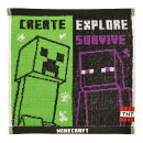 Minecraft　ジャガードミニタオル　クリーパー＆エンダーマン