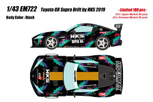 EIDOLON 1/43 Toyota GR Supra Drift by HKS 2019 (180) yEM722z (~jJ[)