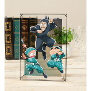 【グッズ】忍たま乱太郎 描き下ろしイラスト 集合A みんなで鍛練の段ver. A5アクリルパネル