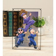 【グッズ】忍たま乱太郎 描き下ろしイラスト 集合C みんなで鍛練の段ver. A5アクリルパネル