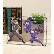 【グッズ】忍たま乱太郎 描き下ろしイラスト 集合E みんなで鍛練の段ver. A5アクリルパネル