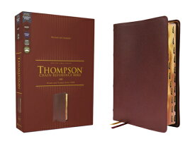 Nkjv, Thompson Chain-Reference Bible, Genuine Leather, Calfskin, Burgundy, Red Letter, Thumb Indexed NKJV THOMPSON CHAIN-REF BIBLE [ Frank Charles Thompson ]